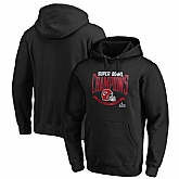Kansas City Chiefs NFL Pro Line by Fanatics Branded Super Bowl LIV Champions Line of Scrimmage Pullover Hoodie Black,baseball caps,new era cap wholesale,wholesale hats